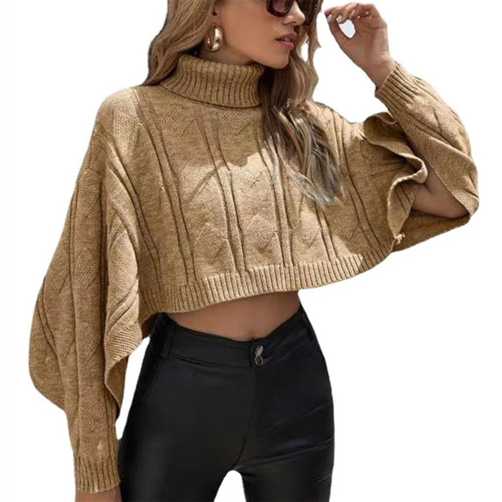 

2022 Street Sweater Fall Women's Casual Blouse Coat Sweater Sexy Bare Belly Suit Pullover