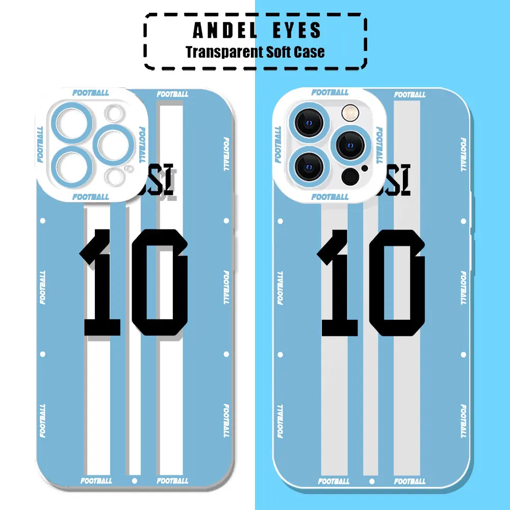 Чехол FootBall номер 10 для Samsung Galaxy A55 A54 A53 A52 A52S A72 A71 A35 A34 A32 A31 A25 A24 A23 A22 Cqoue прозрачный
