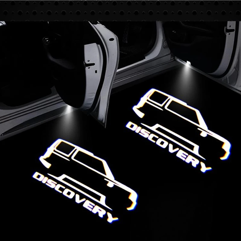 

2Pcs LED Car Door Courtesy Light Projector Signal Lamp Accessories For Land Rover Range Rover 2002-2020 Discovery 3 4 2005-2020