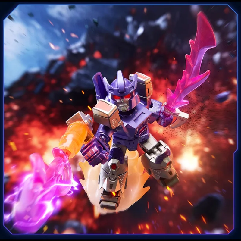 Фото Набор для сборки фигурок Blokee Transformation Defender V5 Mini OP Jetfire Skyfire Galvatron Blind Box Action Figures Onslaught №2