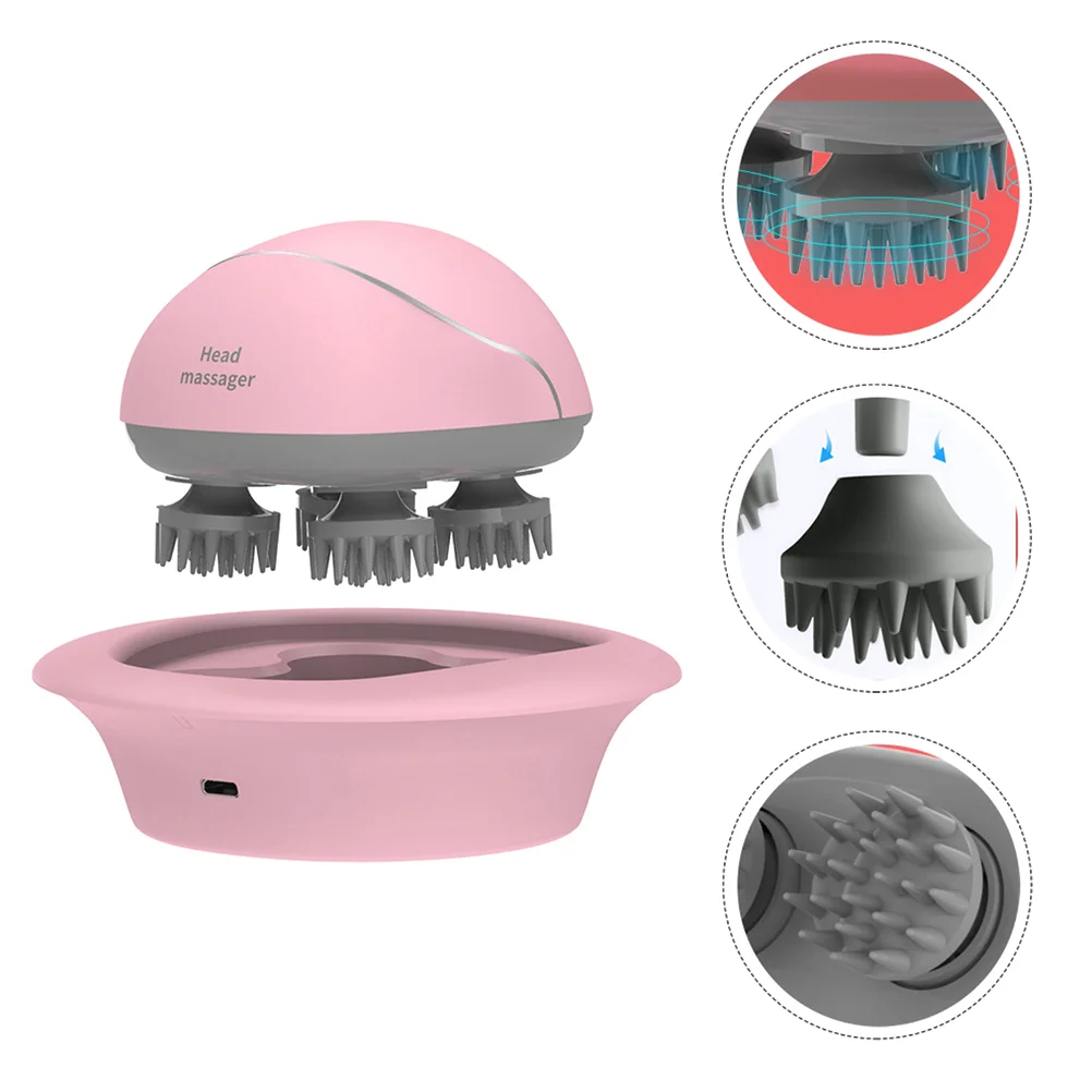 

1 Set Electric Hair Scalp Handheld Portable Scratcher with Tissue Kneading Nodes Gifts Idea For Hair Growth Deep Clean Full Body