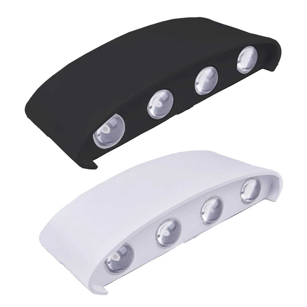 

Настенный светодиодный светильник в скандинавском стиле, Прямоугольная алюминиевая водонепроницаемая лампа для коридора, лестницы, прикр...