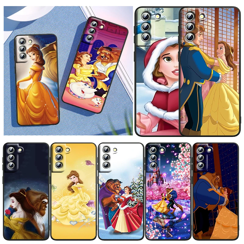 

Beauty and the Beast Phone Case For Samsung Galaxy S22 S21 S20 FE Ultra Pro Lite S10 S10E S9 S8 Plus 5G Black Soft Cover