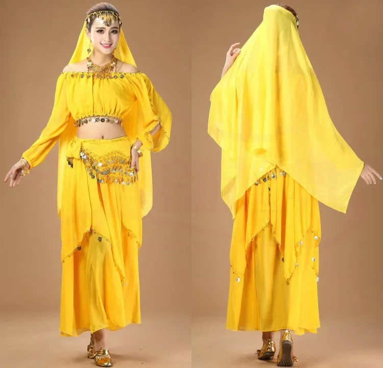 4 шт. женские костюмы для танца живота