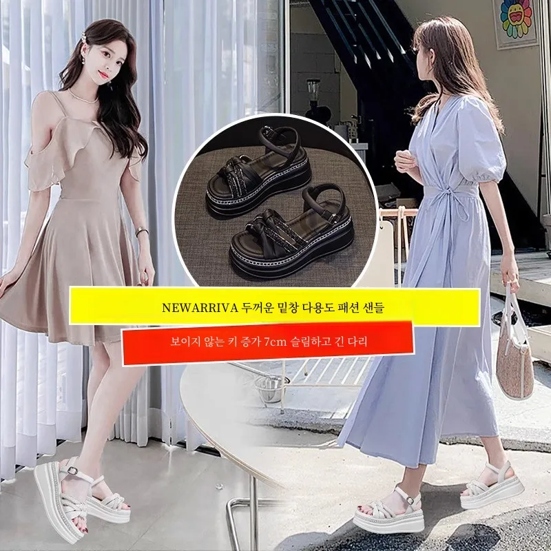 Туфли модные женские туфли на каблуке Luo Liang новинка 202 лето популярные 3