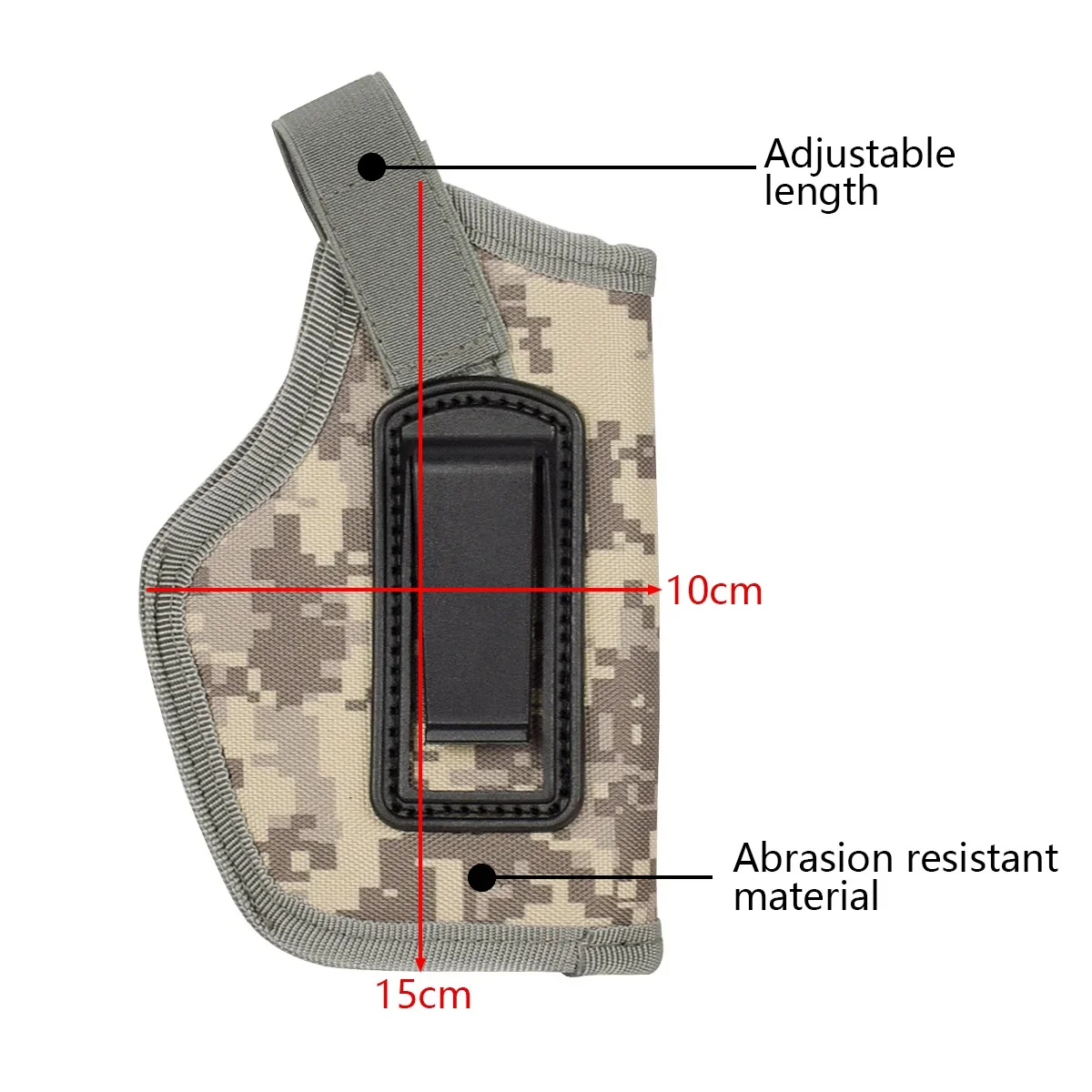 Тактический пистолет нейлоновая кобура для правой руки фоторемень с зажимом Glock