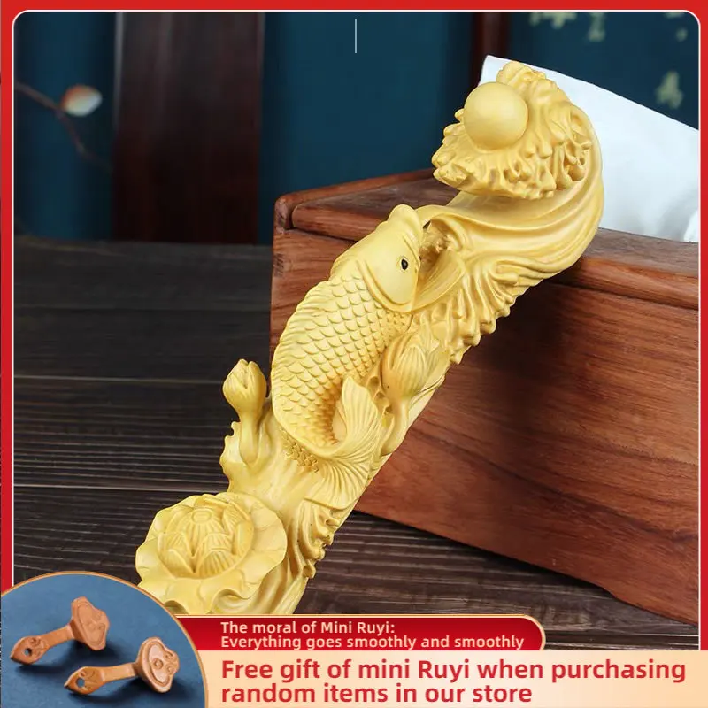 

Деревянная резная скульптура Ruyi для украшения дома, 10 см