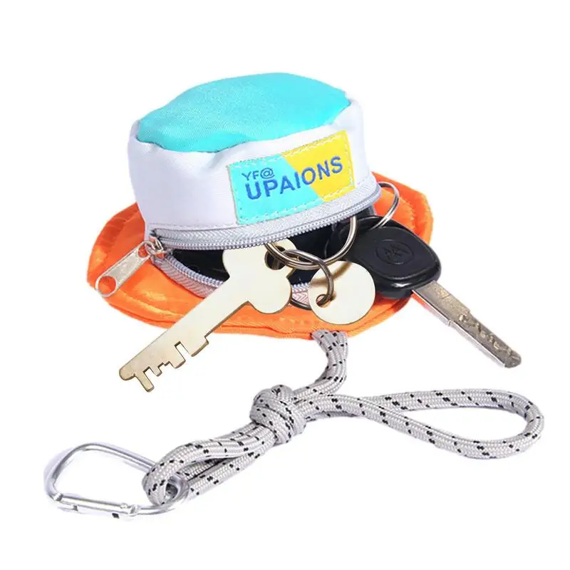 

Женский кошелек для монет в форме шляпы, сумка-кошелек, портативный брелок в форме шляпы, сумка для путешествий, органайзер для монет