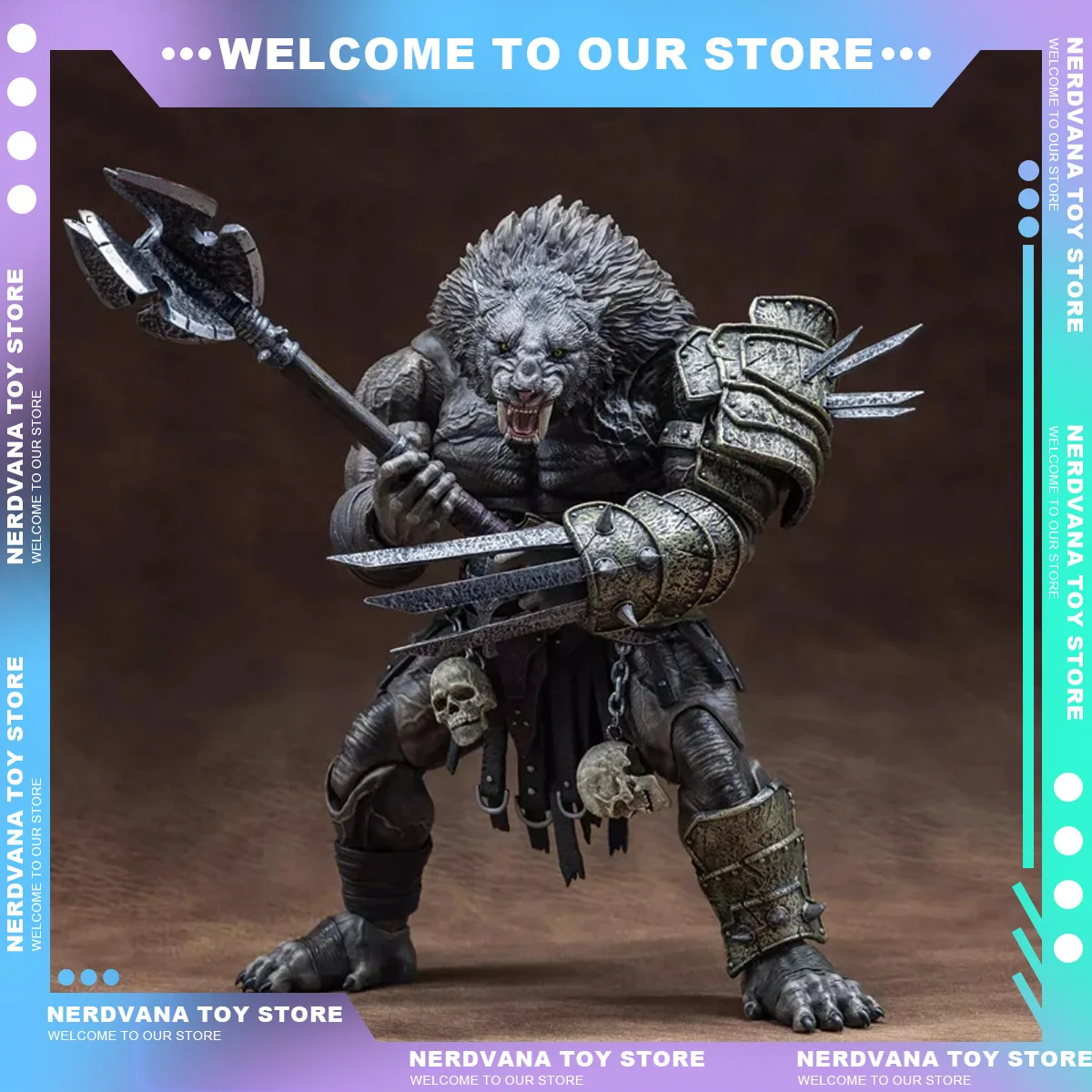 Фото В НАЛИЧИИ 1/12 9 дюймов XesRay Black Machairodus Gladiator Фигурка животного Модель Полный набор Коллекционная игрушка №5