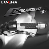 motorcycle aluminum brake clutch levers handlebar hand grips ends for bmw c650 sport c 650 sport 2015 2016 2017 accessories