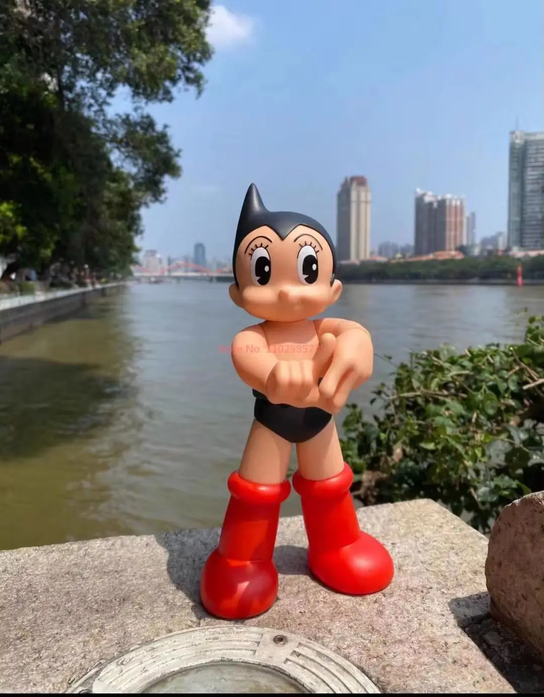 26 см большая аниме Astroboy Mighty Atom кукла Tetsuwan Atom ПВХ экшн-кукла статуя коллекционная модель игрушка фестиваль подарок (art.: 3920caeb80d5c) - 3920caeb80d5c