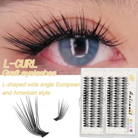 Индивидуальные накладные ресницы Anlinnet 20D L Curl