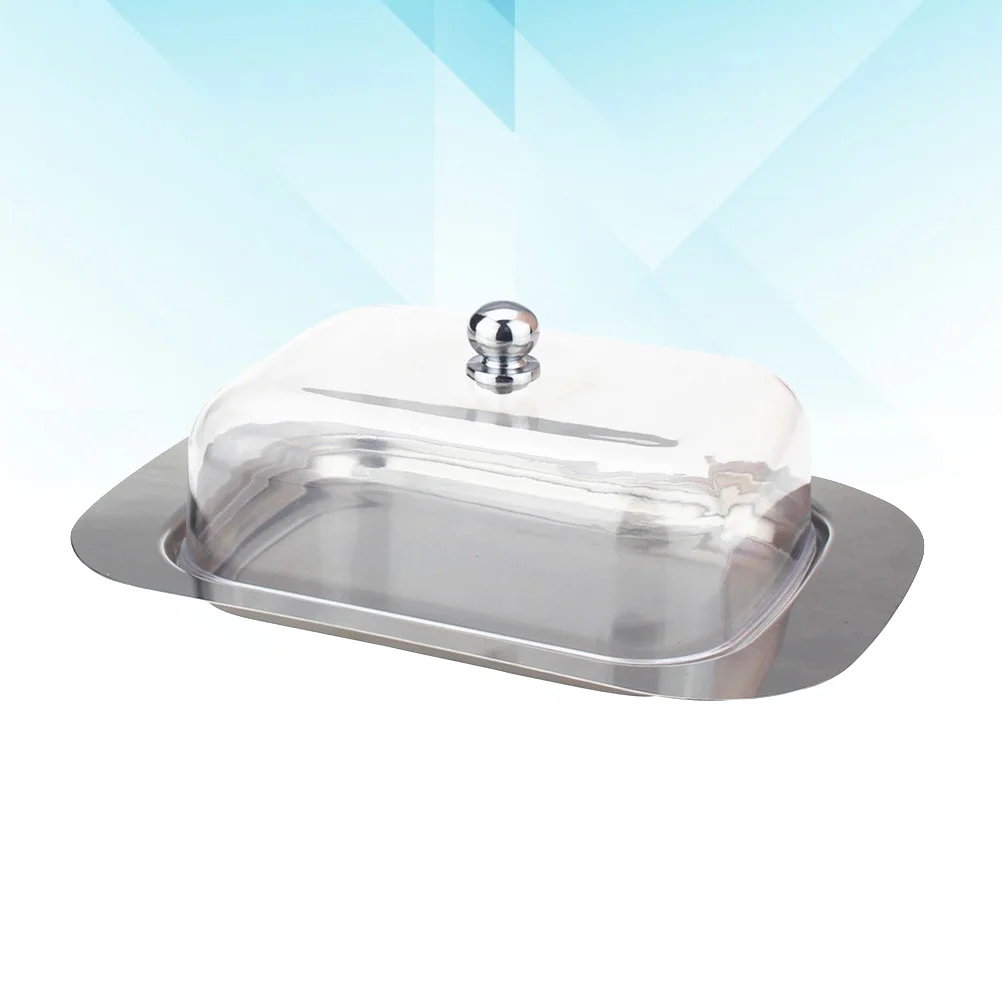 

Buttertray Dish Lid Stainless Steel Cover Serving Ceramicboxes Set Dishes Covers
