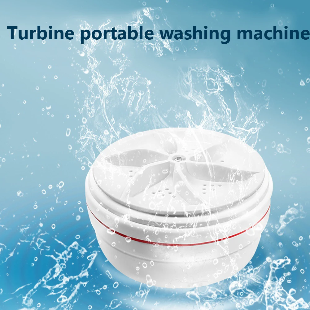 Portable Mini Turbo Washer USB Powered Cleaning Washing Mach