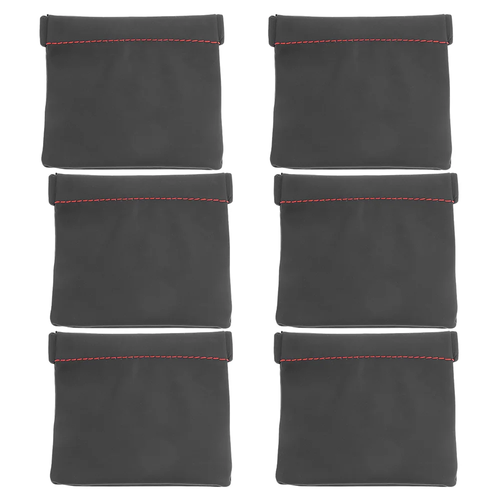 

6 Pcs Headphone Storage Bag Earphone Pouch Coin Purse Small Change Carrying Organizer Travel