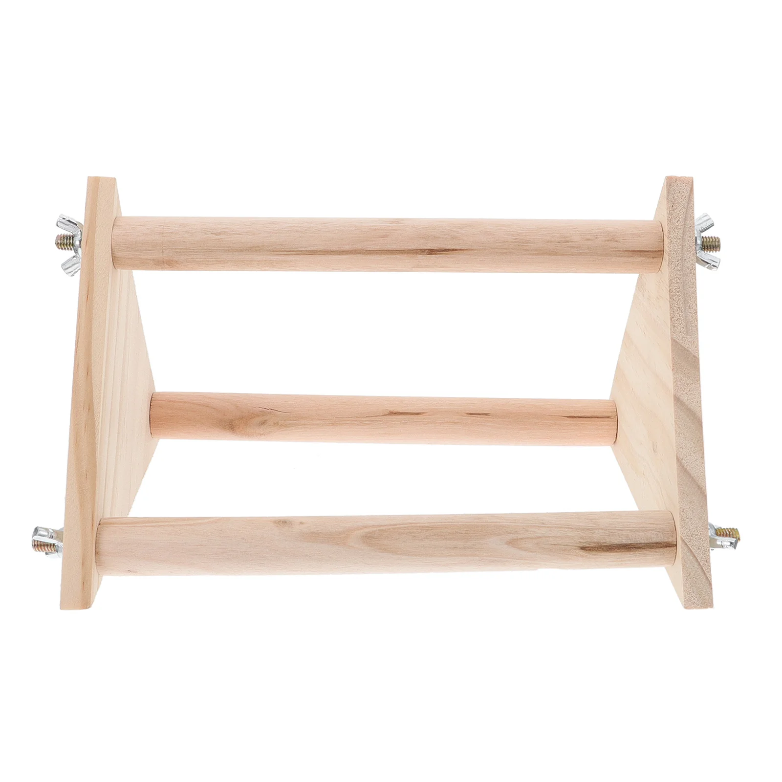 

Perch Stand Wood Bird Parrot Chicken Rack Standing Cage Poultry Plaything Toy Rooster Toys Chick Pet Climbing Training Lovebird