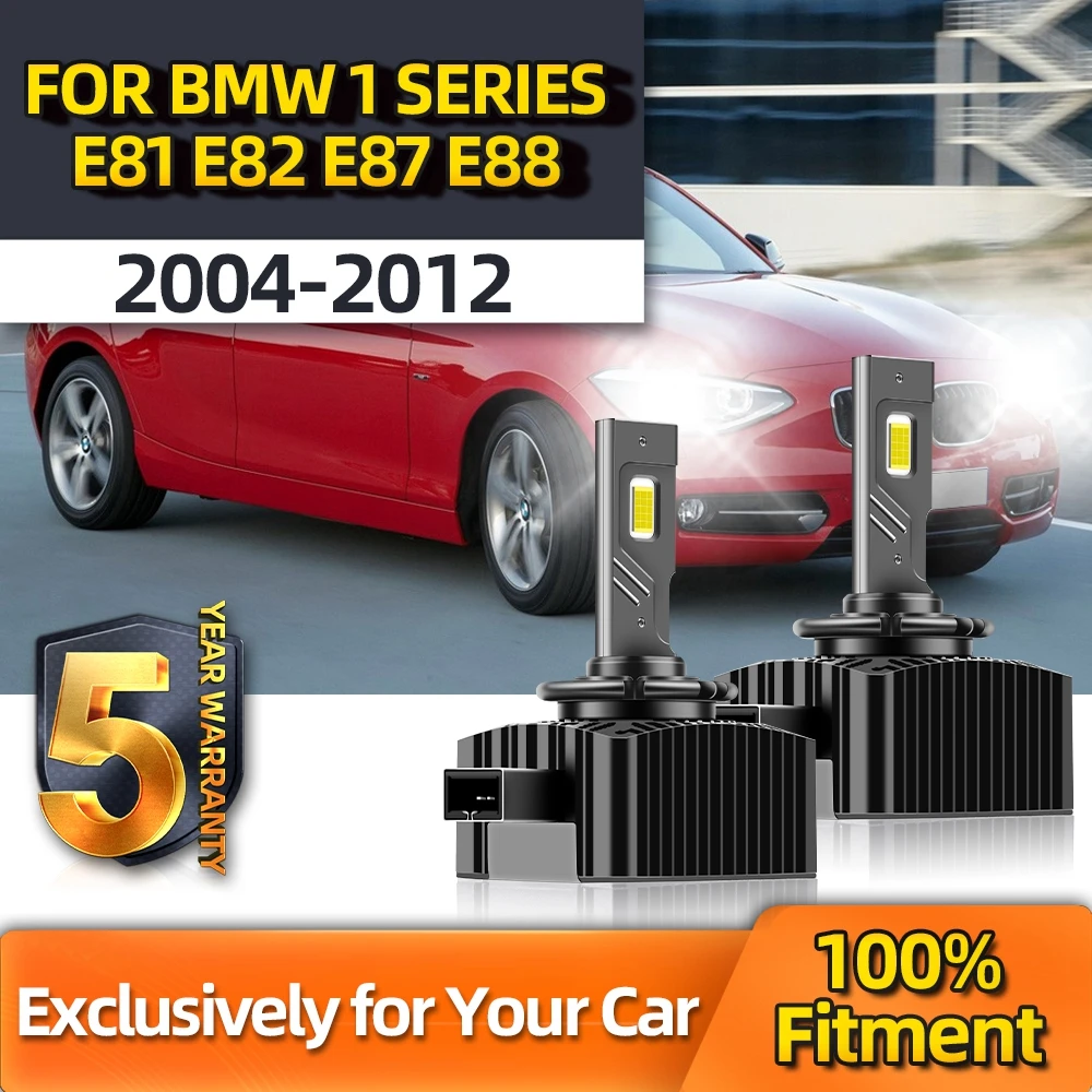 

Crossfox LED D1S Headlights HID Turbo 30000LM For BMW 1 Series E81 E82 E87 E88 2004 2005 2006 2007 2008 2009 2010 2011 2012