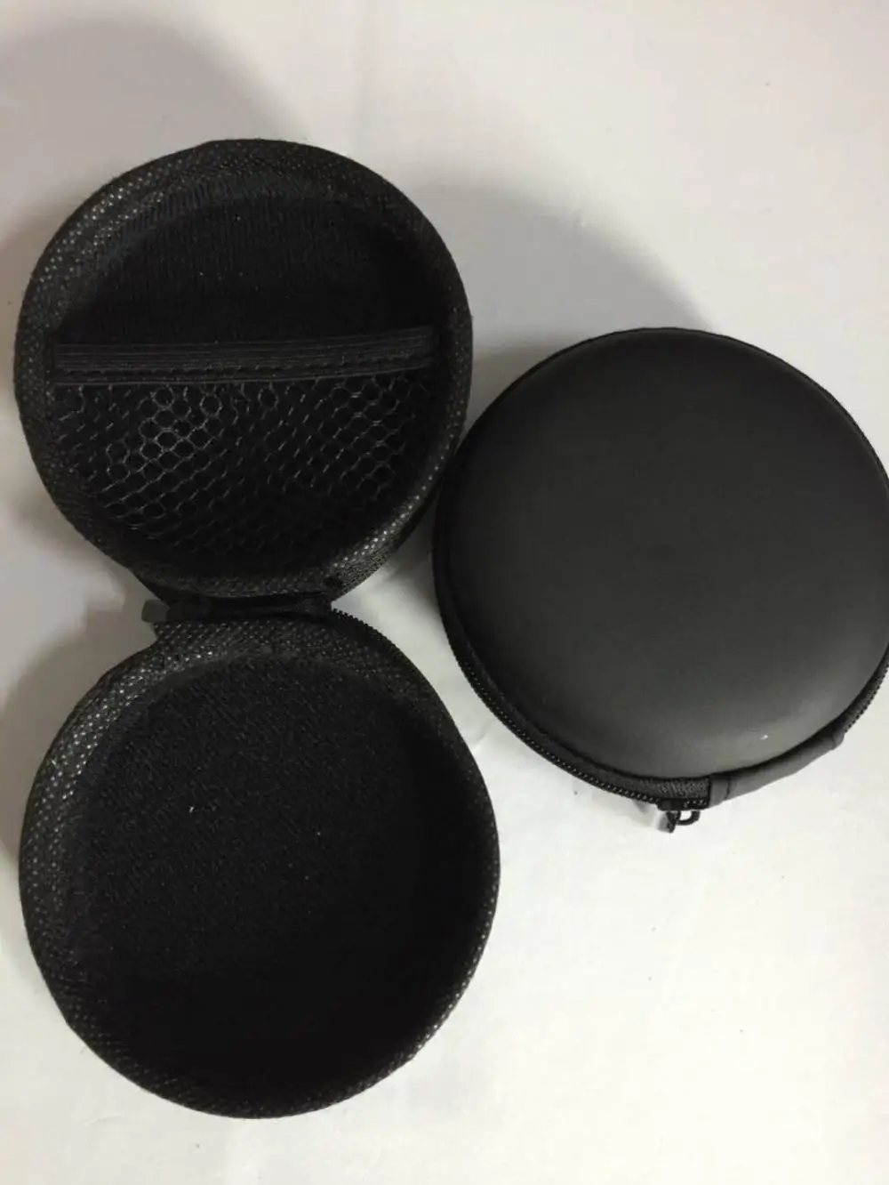 

Mini Carrying Zipper Protective Headphone Pouch Headset Box Headset Data Cable Storage Bag Headset Earbuds USB Cable Organizer