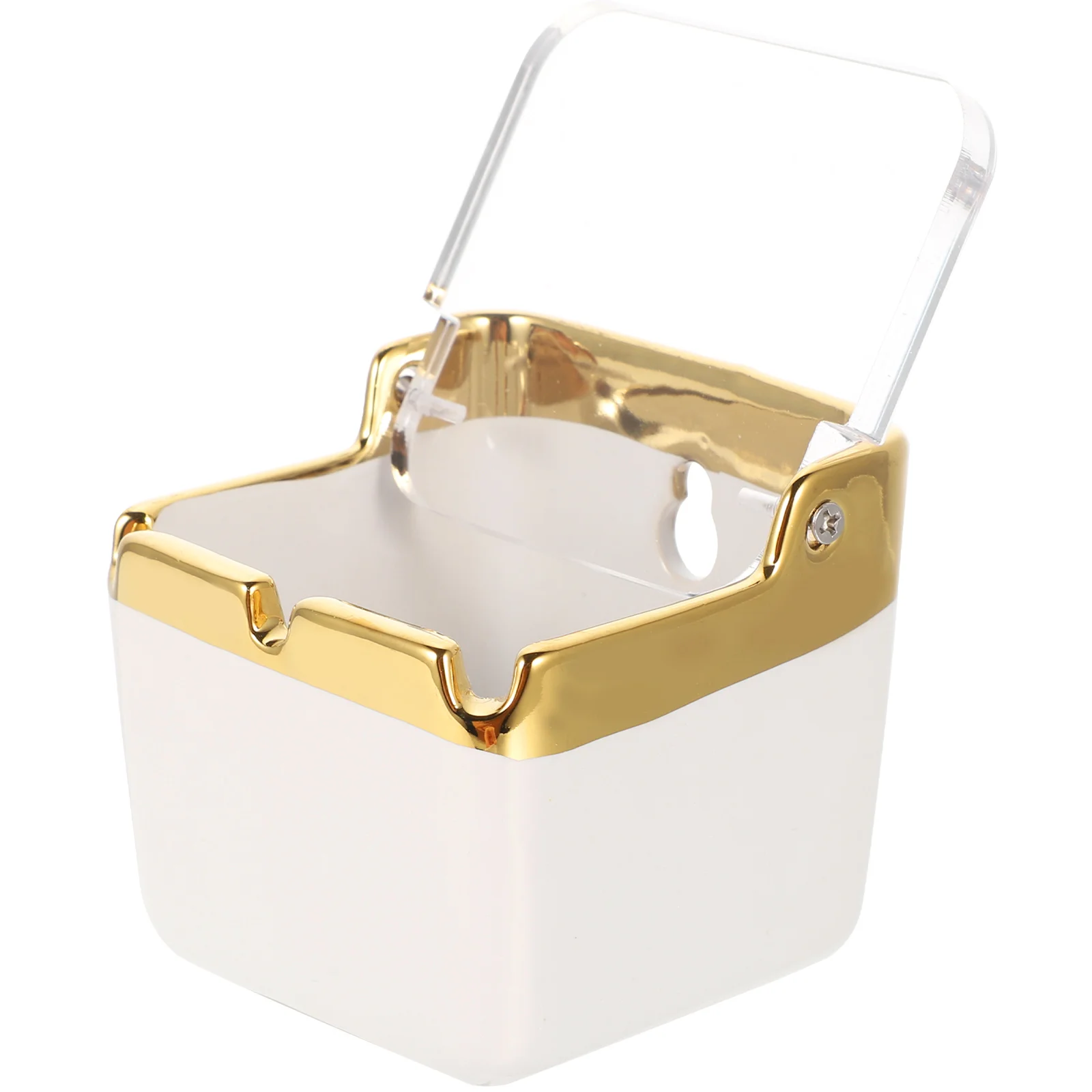 

Ashtray Ash Container Cigar Mini Ashtrays Outdoor Lid Desktop Bin Bucket Holder Tray Windproof Outside Tank Trays High