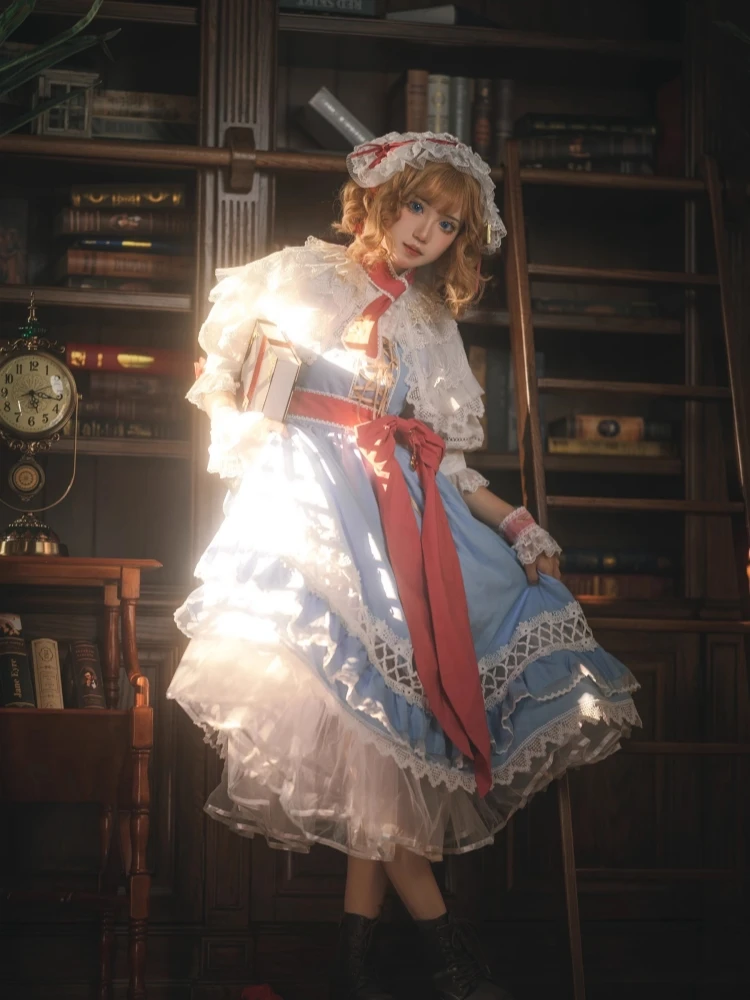 Косплей-Костюм Алиса маргатроид проект Touhou Косплей Аниме женское милое