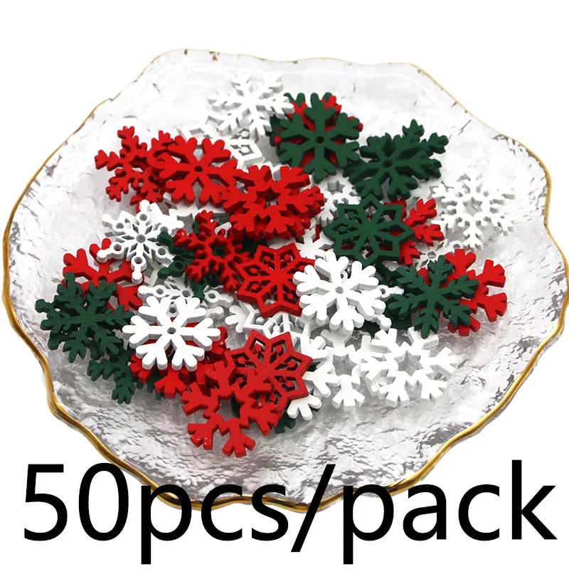 

Деревянные снежинки RIBBON HOUSE 23 мм 50 шт.