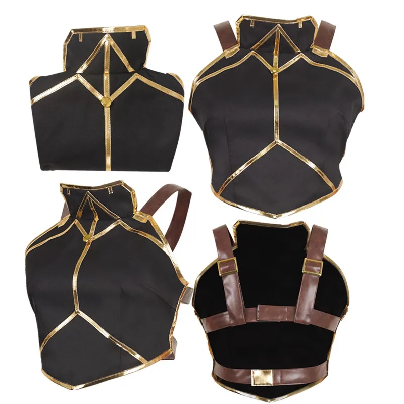 Vi Косплей LOL Фэнтезийный костюм для взрослых и женщин Маскировочный жилет Броня