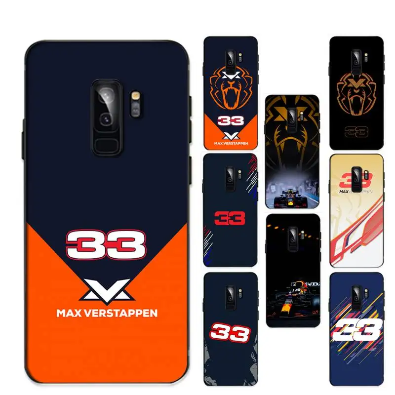 

F1 Racer 33 Number Phone Case for Redmi 8 9 9A for Samsung J5 J6 Note9 for Huawei NOVA3E Mate20lite cover