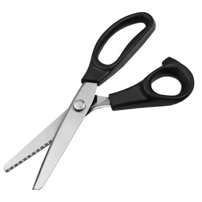 

Pinking Shears Zigzag Scissors With Serrated Cutting Edge Sharp Craft Scissors Decorative Edge Professional Sewing Pinking Shear