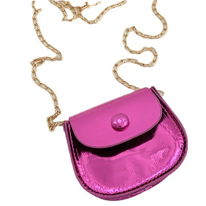 Cute Kids Shoulder Bag Small PU Leather Children's Messenger Bag Kids Crossbody Bag Mini Designer Luxury Girls Purse Handbag