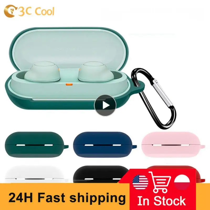 

1~10PCS Solid Color Suitable For Sony Headphones Drop-resistant Earphone Protective Cover Dustproof Silicone Earphone Case