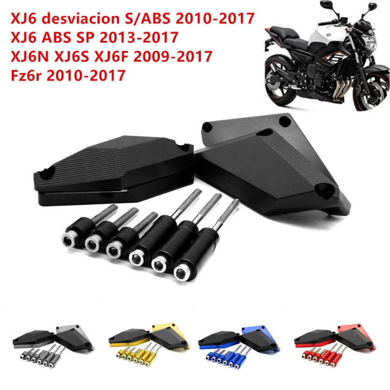 

For YAMAHA XJ6 DIVERSION/F XJ6N FZ-6R 2009-2017 FZ6 N/S Engine Crankcase Oil Pump Guard Cover Slider Protector Motorcycle