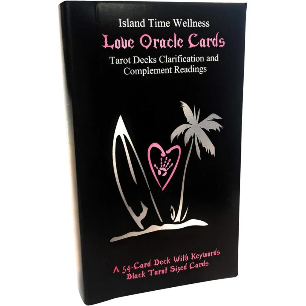 Island Time Wellness Love Oracle Карты Таро Колода Осветление и дополнение чтения карт 54