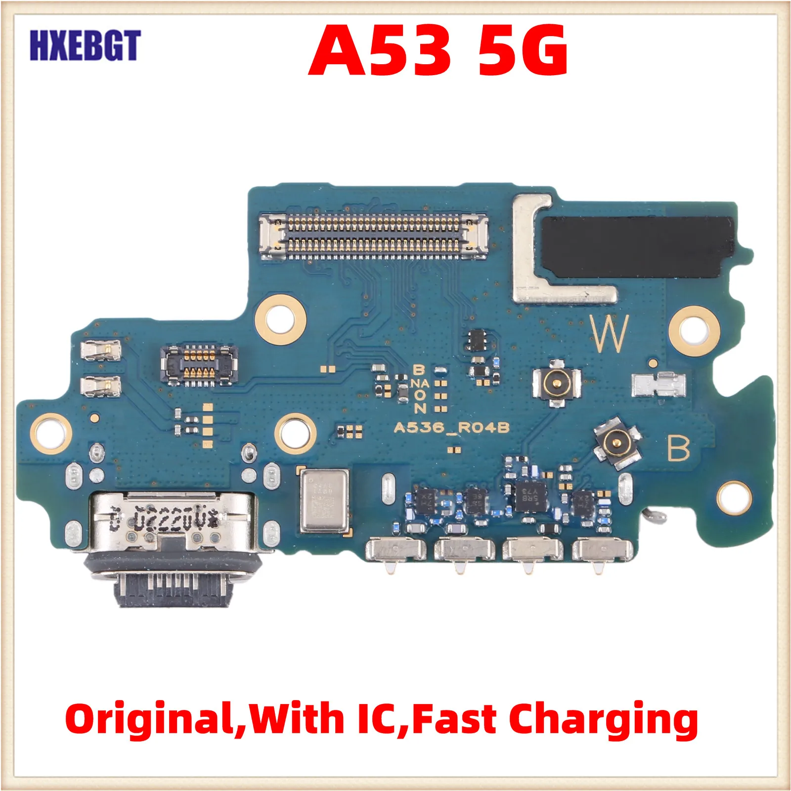 Плата IC с разъемом USB для Samsung Galaxy A53 5G A536 быстрой зарядки сим-кардридера запчасти