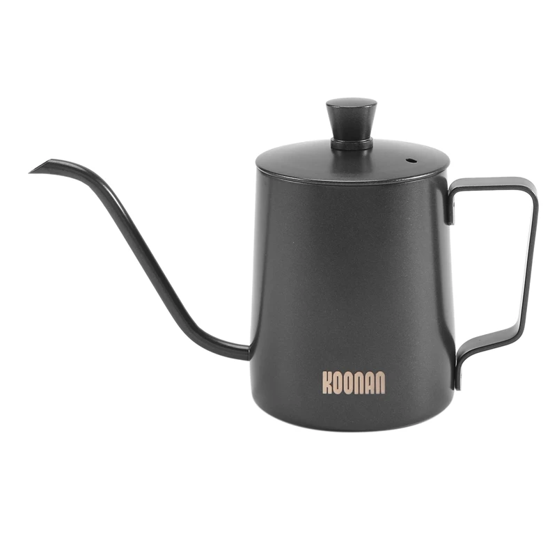 

Koonan Drip Kettle Coffee Tea Pot Non-Stick Coating Gooseneck Drip Thin Mouth Pour Over Coffee Maker Coffee Tool