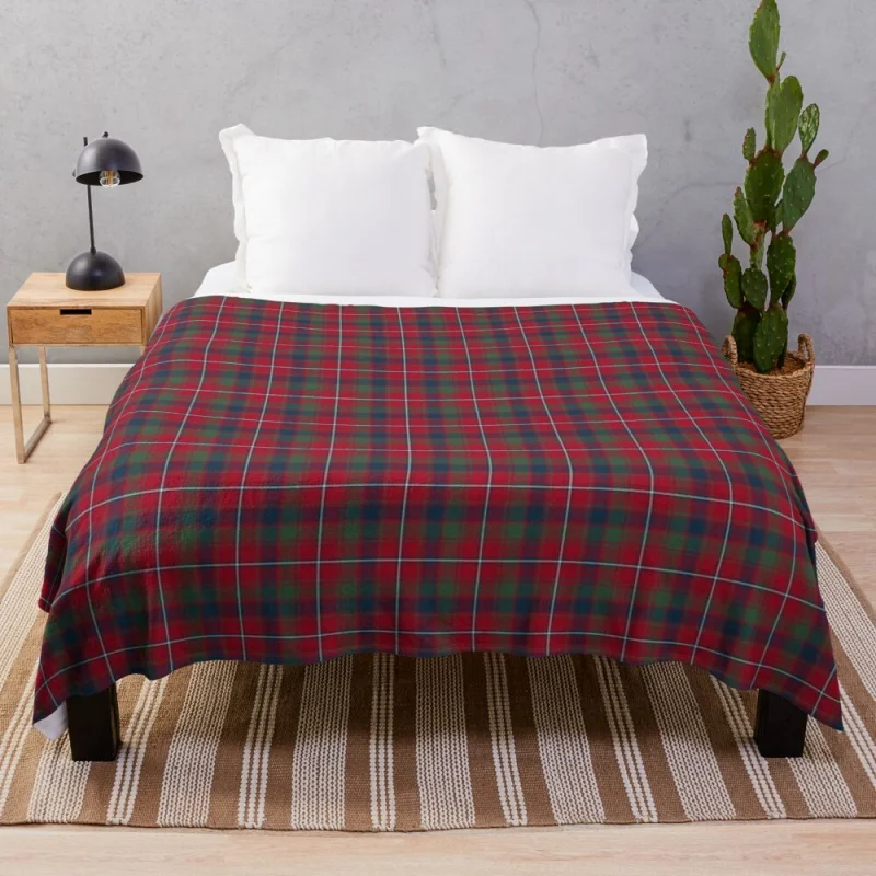 

Clan Robertson Tartan Throw Blanket heavy blanket fur blanket Single blanket