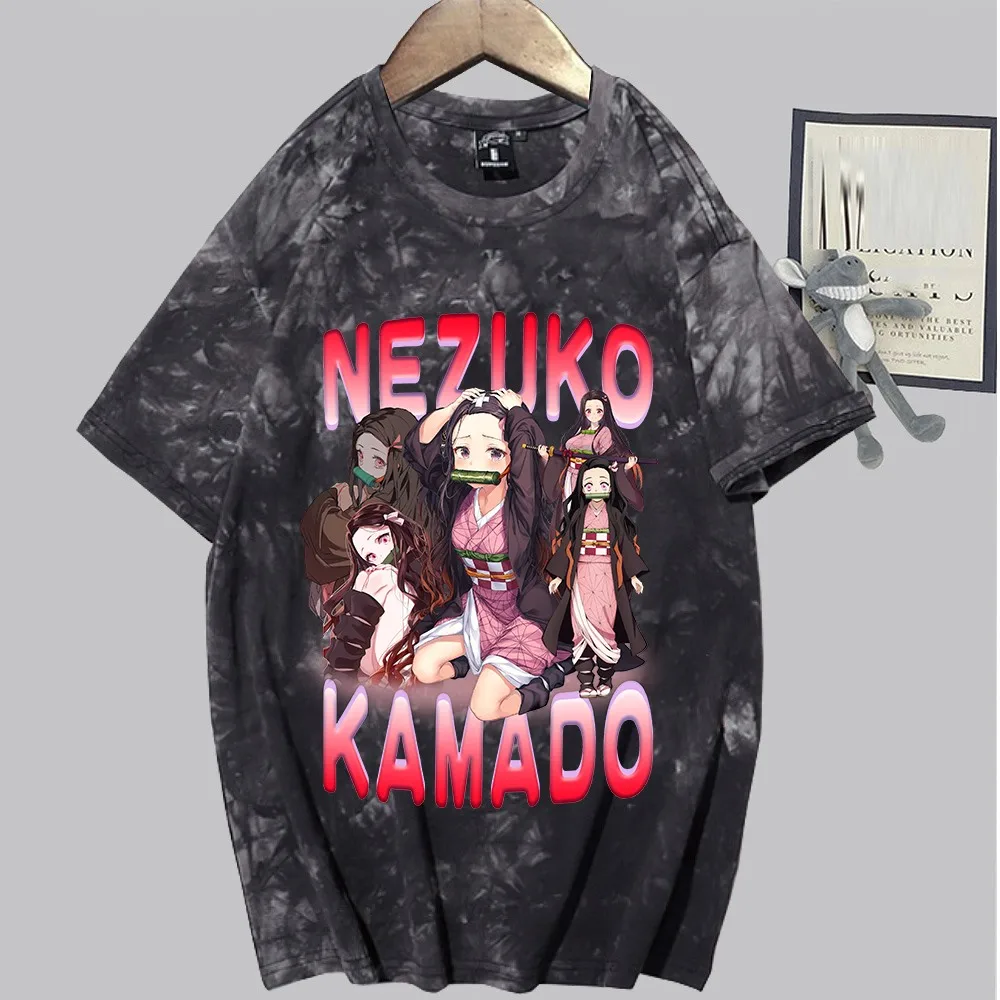 

Kamado Nezuko Anime T Shirt Women Demon Slayer Pretty Casual Vintage Streetwear Aesthetic T-shirts Funny Hip Hop Tshirt Top