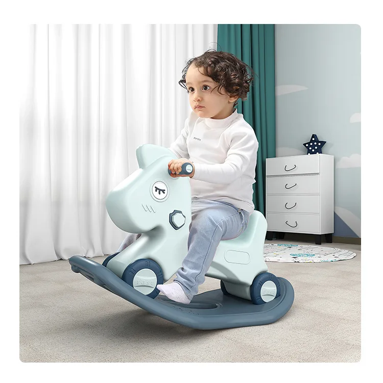 

Children's Rocking Horse Two-in-one Rocking Horse Baby Trojan Horse Home Rocking Horse Dual-purpose Multi-function Yo-yo Toy