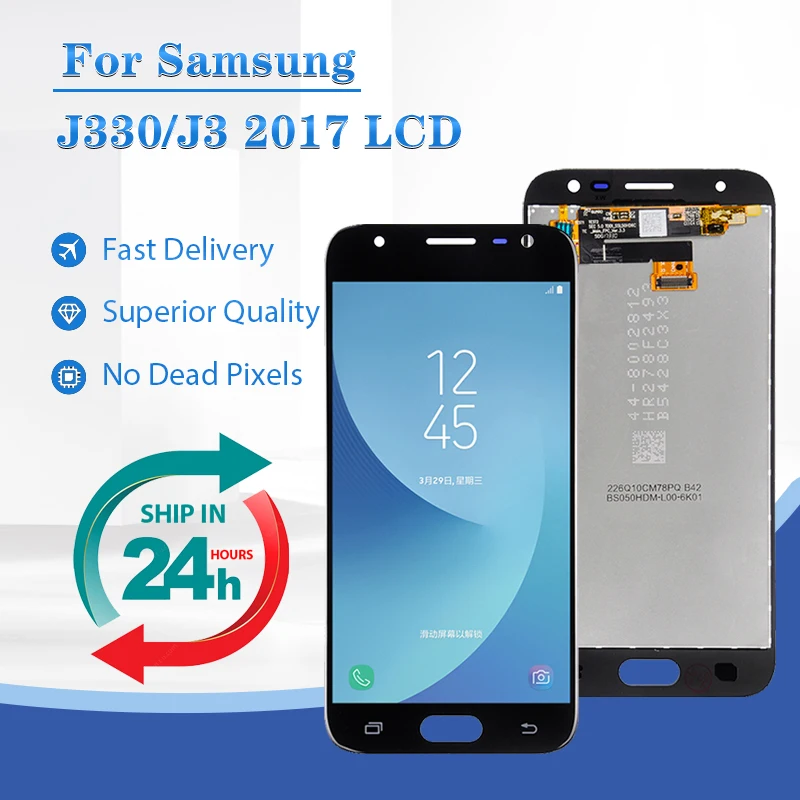 

5.0 Inch For Samsung Galaxy J330 Lcd J3 2017 Display With Touch Screen Panel Digitizer SM-J330F J330FN Assembly Brand New