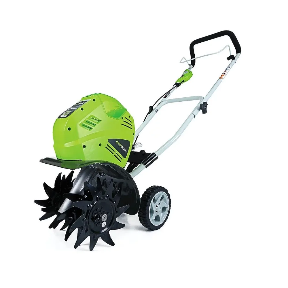 

Greenworks 10" 40 Volt Front-Tine Standard Rotating Battery Powered Walk Behind Garden Cultivator