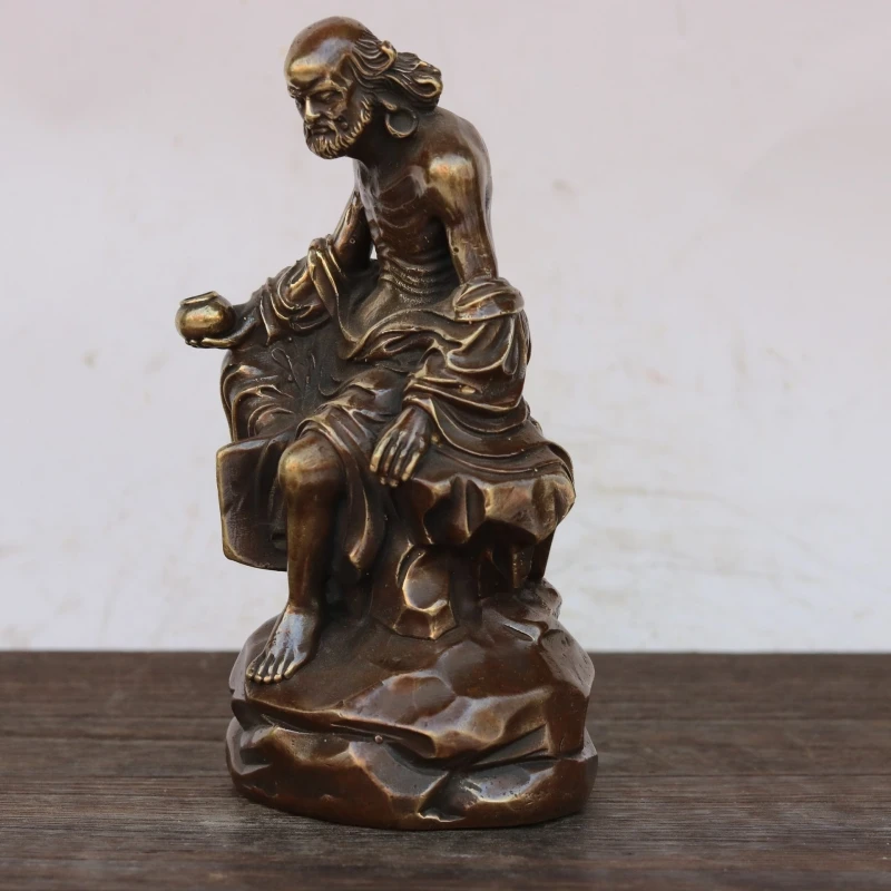 Бронзовая статуя Bodhidharma Патриарха сокровищающая и просветляющая украшение для