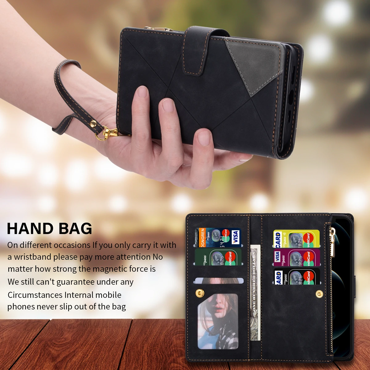flip leather case for xiaomi mi 11 11t pro lite 11i 10t poco x4 x3 f3 m4 m3 gt nfc 5g 9 cards slot zipper wallet phone bag cover free global shipping