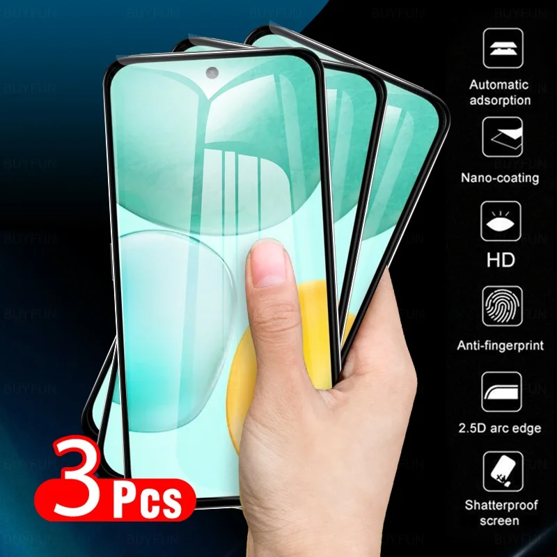 Фото 3 шт., защитная пленка для экрана Honor X6c 2025 Xonor x 6c 4G HonorX6c x 6 c x6 c 6,61 дюйма, защитное стекло HD, пленка для телефона №1