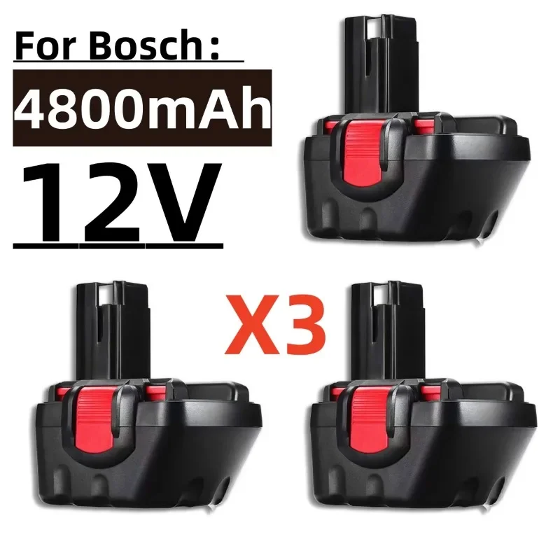 Аккумуляторная батарея отвертки Bosch 12 В 4800 мАч PSR BAT043 BAT045 BAT049 2607335273 2607335274