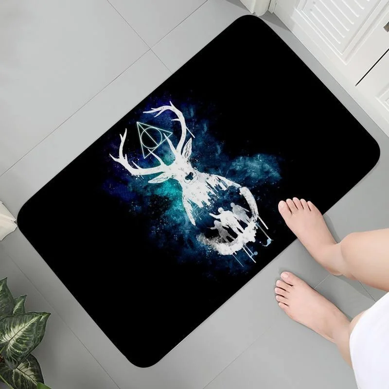 

Mat Entrance Living Room Carpet Soft Flannel Art Hallway Modern Rug Kid Room Cartoon Harries Room Carpets Area Rugs Mat bedside