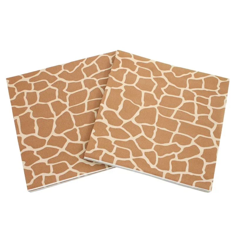 Одноразовая салфетка с узором в виде жирафа латексные воздушные шары для детей