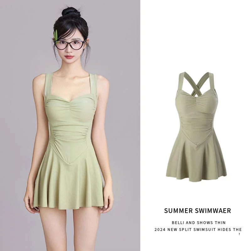 Новинка 2024 женское пикантное облегающее консервативное пляжное платье в