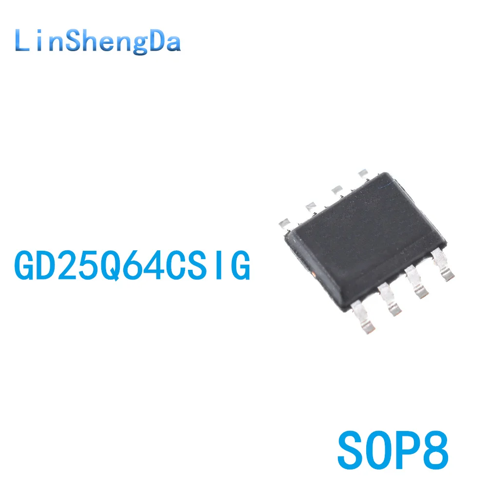 

Флэш-память GD25Q64CSIG BSIG SMD SOP8 64mbit SPI, 10 шт.