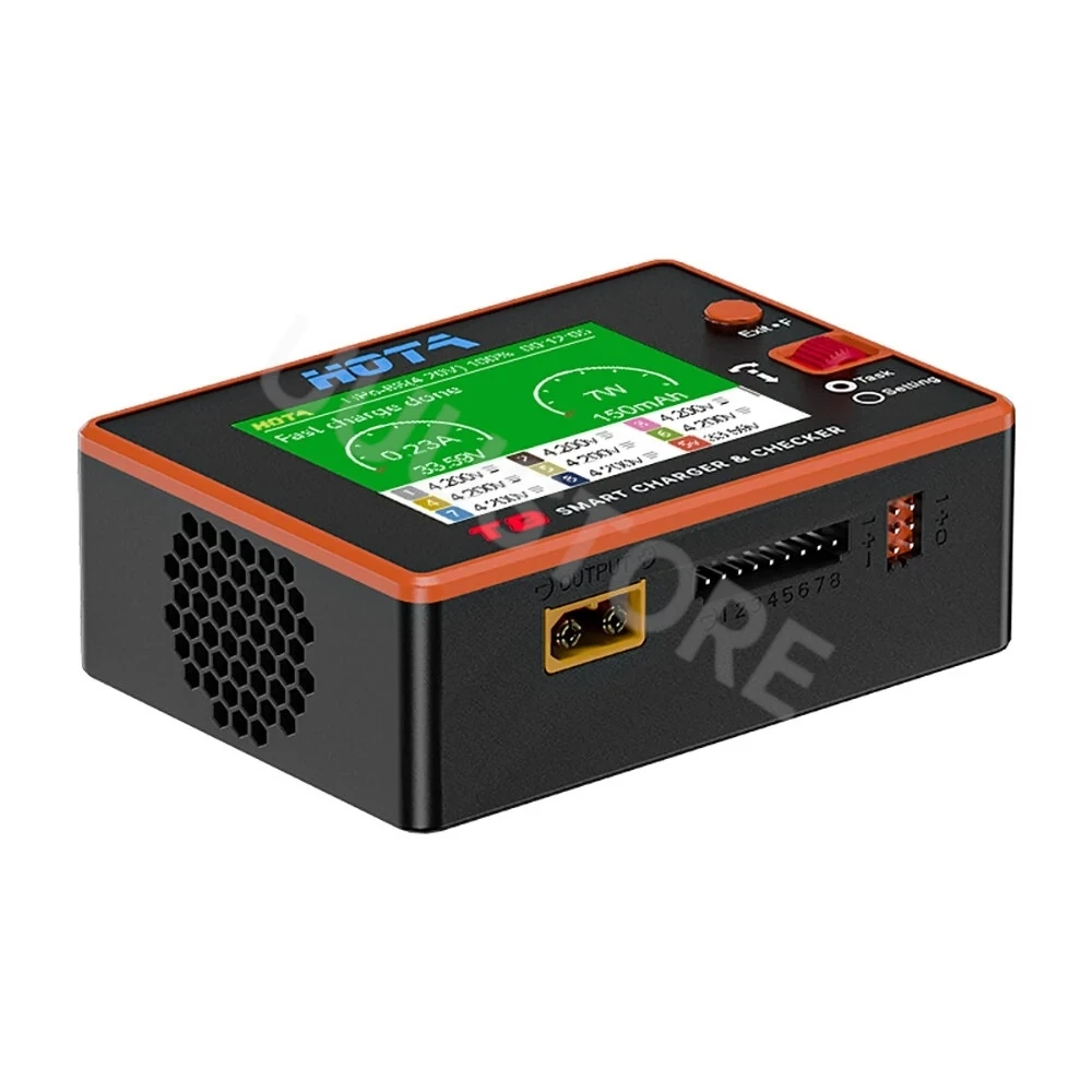HOTA T8 650 Вт 22A XT60 1-8S интеллектуальное зарядное устройство проверка для широкого