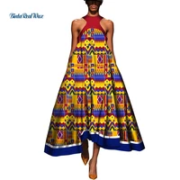 new african dresses for women bazin riche ankara print causal evening party dresses dashiki women african clothing dress wy7458