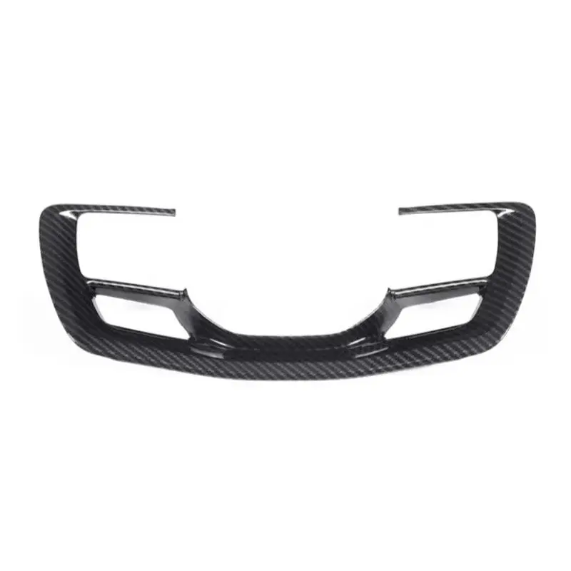 

ABS углеродное волокно/глянцевый черный аксессуары для Land Rover Range Rover Vogue L460 2023, внутренняя накладка на раму рулевого колеса автомобиля